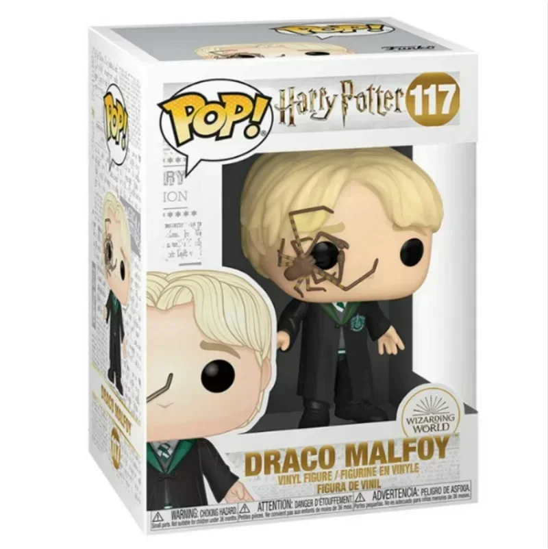 thumbnail image 4 of Figuras de vinilo Funko POP Wizarding World MINERVA 37# DRACO MALFOY 117# LUCIUS MALFOY 36# FRED WEASLEY 33# Muñecas de PVC Juguetes modelo, 4 of 5