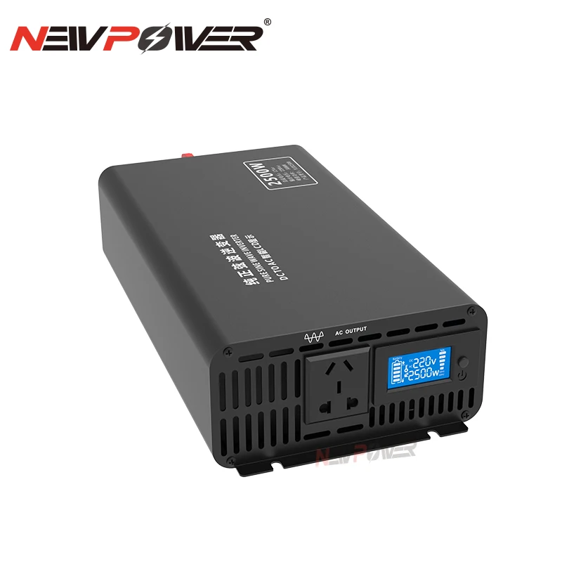 Ufficio Con Inverter Lcd Potenza 2500W Dc 12V 24V 36V 48V 60V 72V 84V A Ca 100V 110V 120V 220V 230V 240V Inverter A Onda Sinusoidale Pura