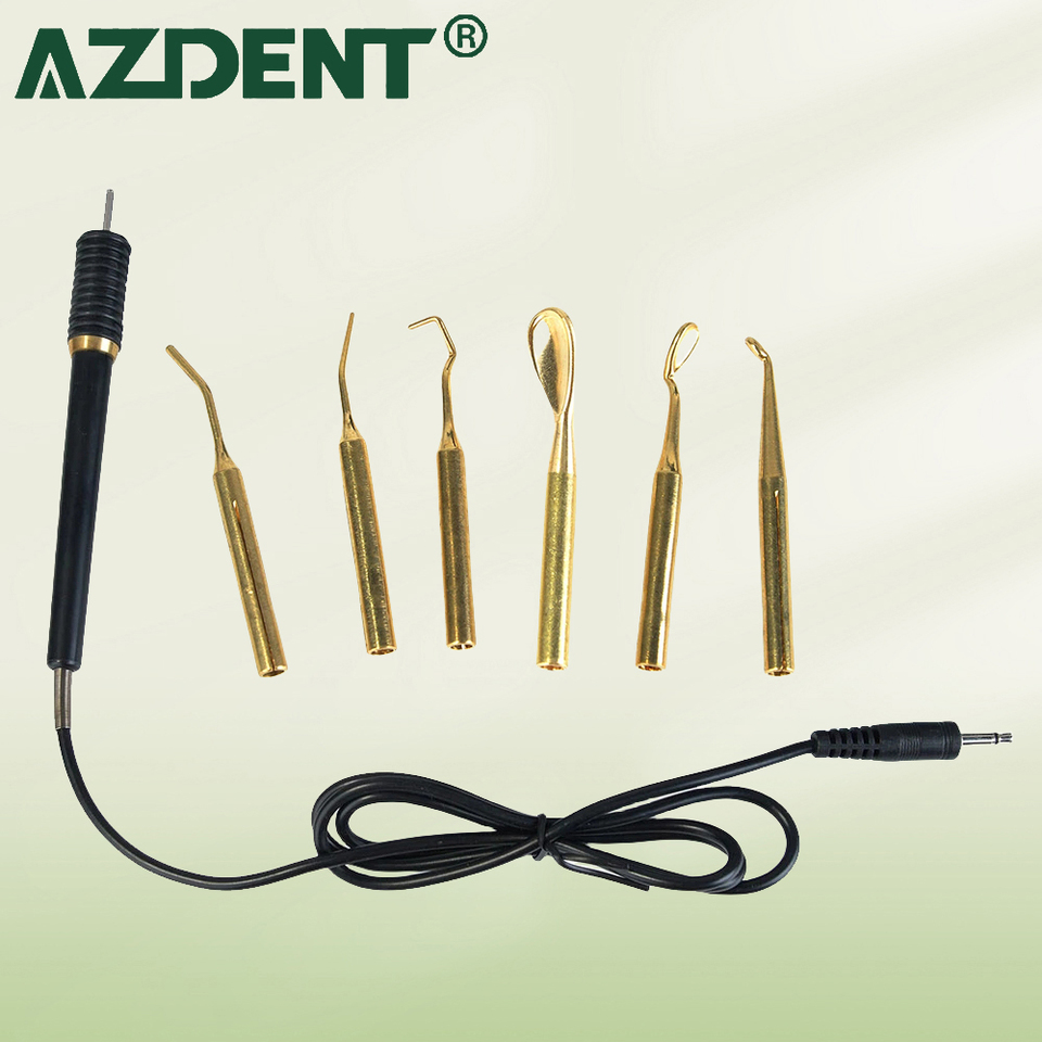 AZDENT Dental Electric Waxer Tips Dental Wax Carving Knife Pen Pencil Dentistry Accessories