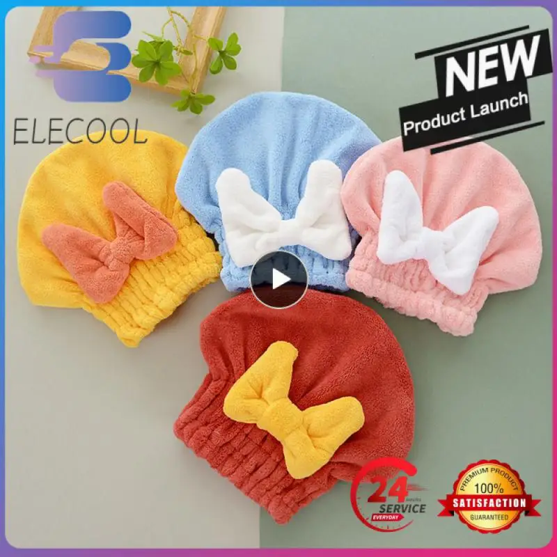 

Головной убор с бантом для сушки волос Женская водная Абсорбирующая БЫСТРОРАЗЪЕМНАЯ шапка для мытья волос полотенце для сушки волос утолщенная шапка для душа