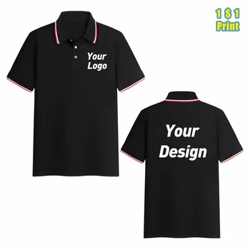 Polo estiva traspirante a 10 colori, logo personalizzato, ricamo, stampa, design personale, testo di marca, immagine, top per uomo e donna 1