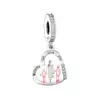Fit Original Pan Charms Bracelet 925 Silver Mother Son Mother Daughter Hand In Hand Walk Together Bead For Making Women Berloque 3