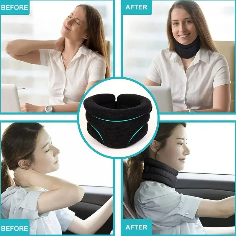 Sleeping Soft Foam Cervicorrect Neck Brace Pressure Relief Cervical Pain Vertebra Protection Neck Spine Brace Travel Nap Health