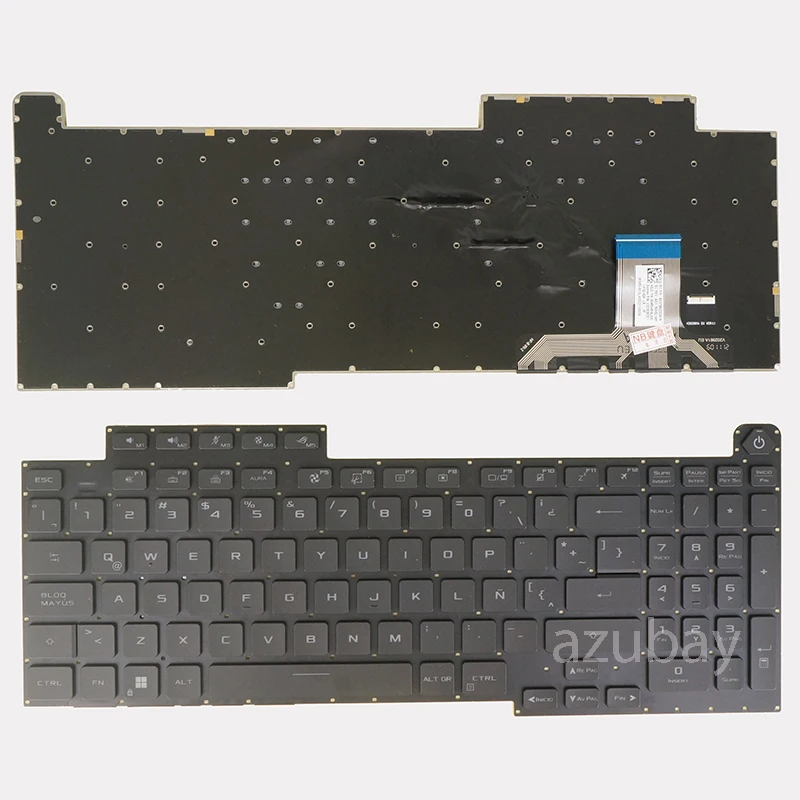 Teclado Rog Strix Scar para Asus G733zm G733zw G733zx G733zs G733cw G733cx G713pi Per-key Retroiluminado Rgb Latino Espanhol Russo - Imagem 2
