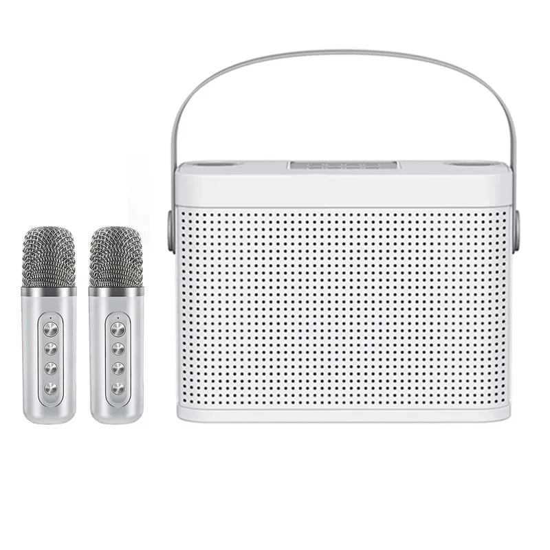 고출력 무선 휴대용 마이크, 블루투스 스피커 사운드, 가족 파티 노래방 서브우퍼 붐박스 Ys-219, 120W 