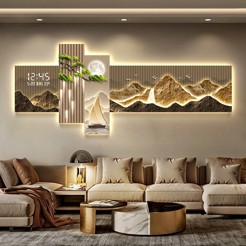 Modern Large Digital Wall Clock 1