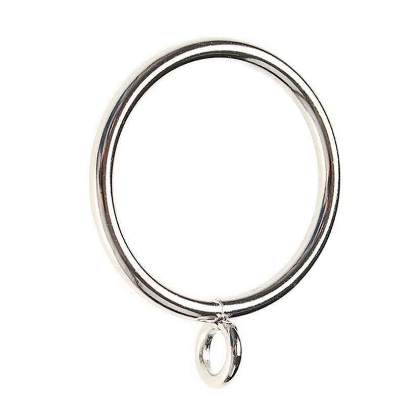 

40 Pack Curtain Rings, 38Mm Internal Diameter Iron Curtains Rings Hanging Rings For Curtains And Rods, Silver