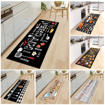 Tappetini da cucina Zerbino d'ingresso Tappeto da corridoio Camera da letto Soggiorno Tappeto in flanella Tappeti in memory foam Decorazione della camera da letto 1