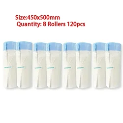 Tonepie Thick Drawstring Cat Litter Box Bags - Premium Pet Supplies (8 Rollers 120pcs)