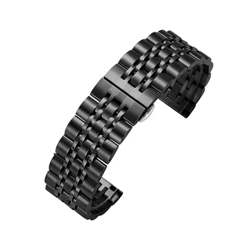 Luxury 22mm Stainless Steel Metal Watch Band Bracelet Strap