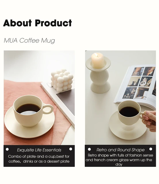 MUA Coffee Mug, Exquisite Life Essential, Coffe Cups, Combo of