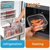 Refrigerator Frozen Meat Box Food Preservation Box Transparent Freeze Meat Vegetable Fresh-Keeping Storage Container with Lid 5