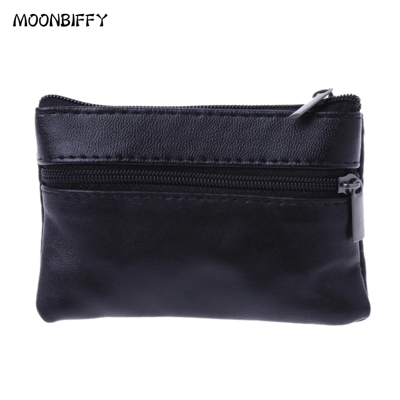 PU leather Women Men Coin Purse Men Small Bag Wallet Change Purses Zipper Money Bags Children Mini Wallets Leather Card Holder 2