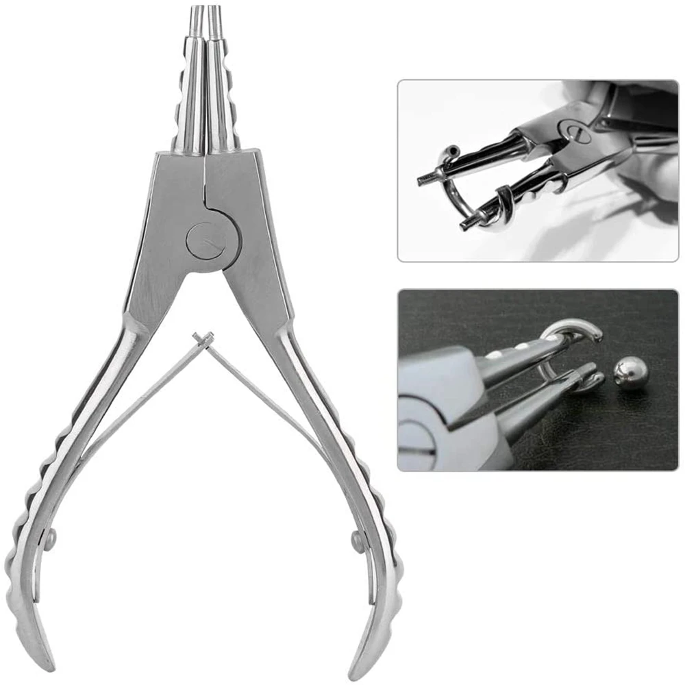 Sdotter Piercing Plier Stainless Steel Pliers Body Piercing Pliers