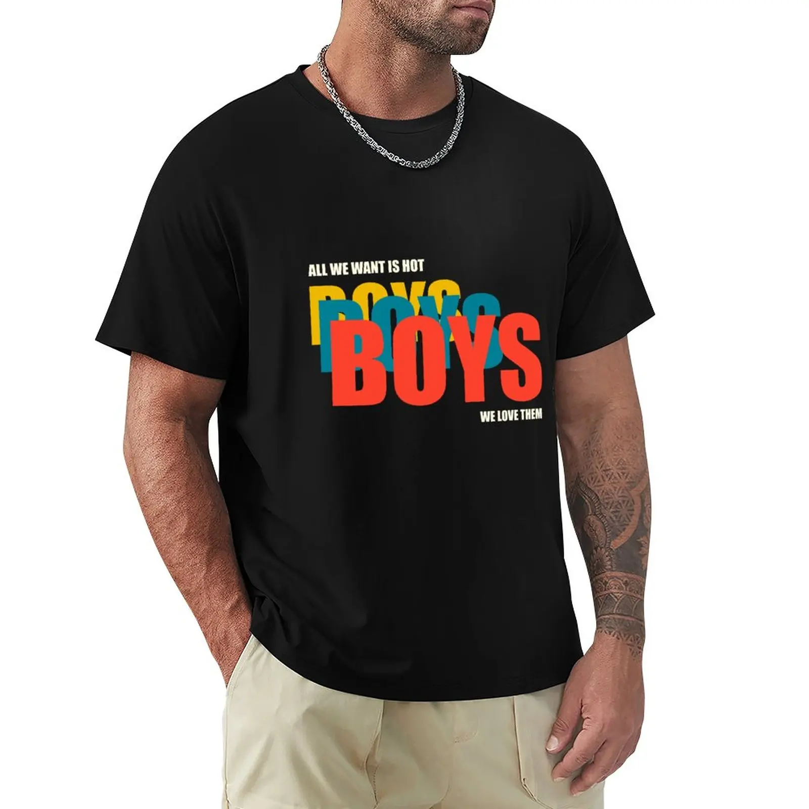 

Boys Boys Boys T-Shirt quick drying animal prinfor plain Men's clothing