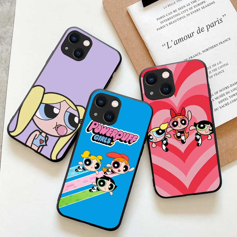 소프트 케이스 화웨이 메이트 30 20 스마트 P20 P30 P40 Y8P 라이트 프로 MK-58 Powerpuff 소녀