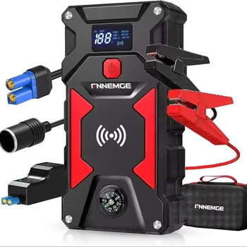 Starthilfe Powerbank 6000A (Alle Benzin e Bis Zu 10,0L Diesel) Booster di aggiornamento batteria automatica 12V. e Intelligente Starthilfe
