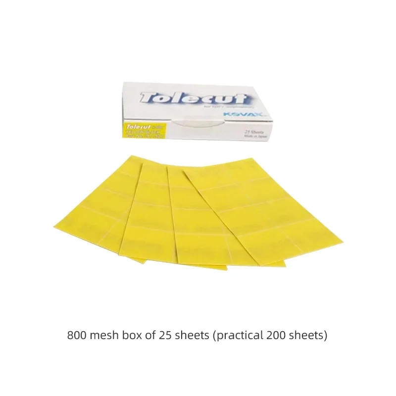 DamJapan-papel de lija KOVAX Tolecut para pulido de automóviles, 8 cortes, 800/ 1200/1500/2000/3000