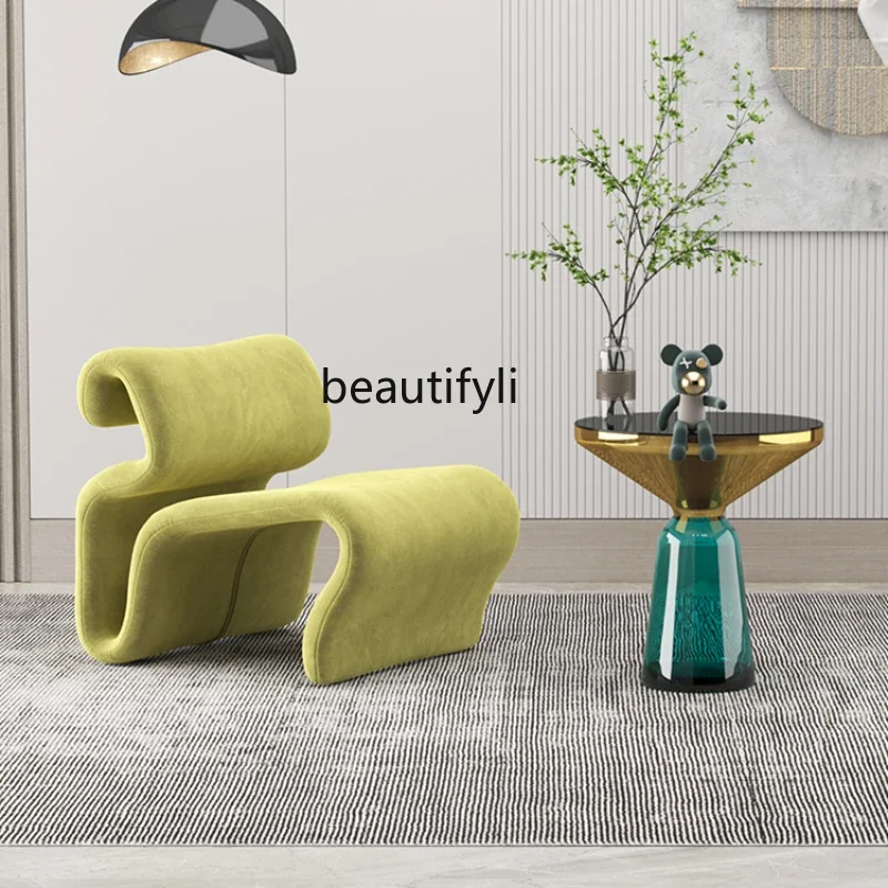 

Single Leisure Chair Creative Art Reception and Negotiation Rest Area Lounge Sofa Chair