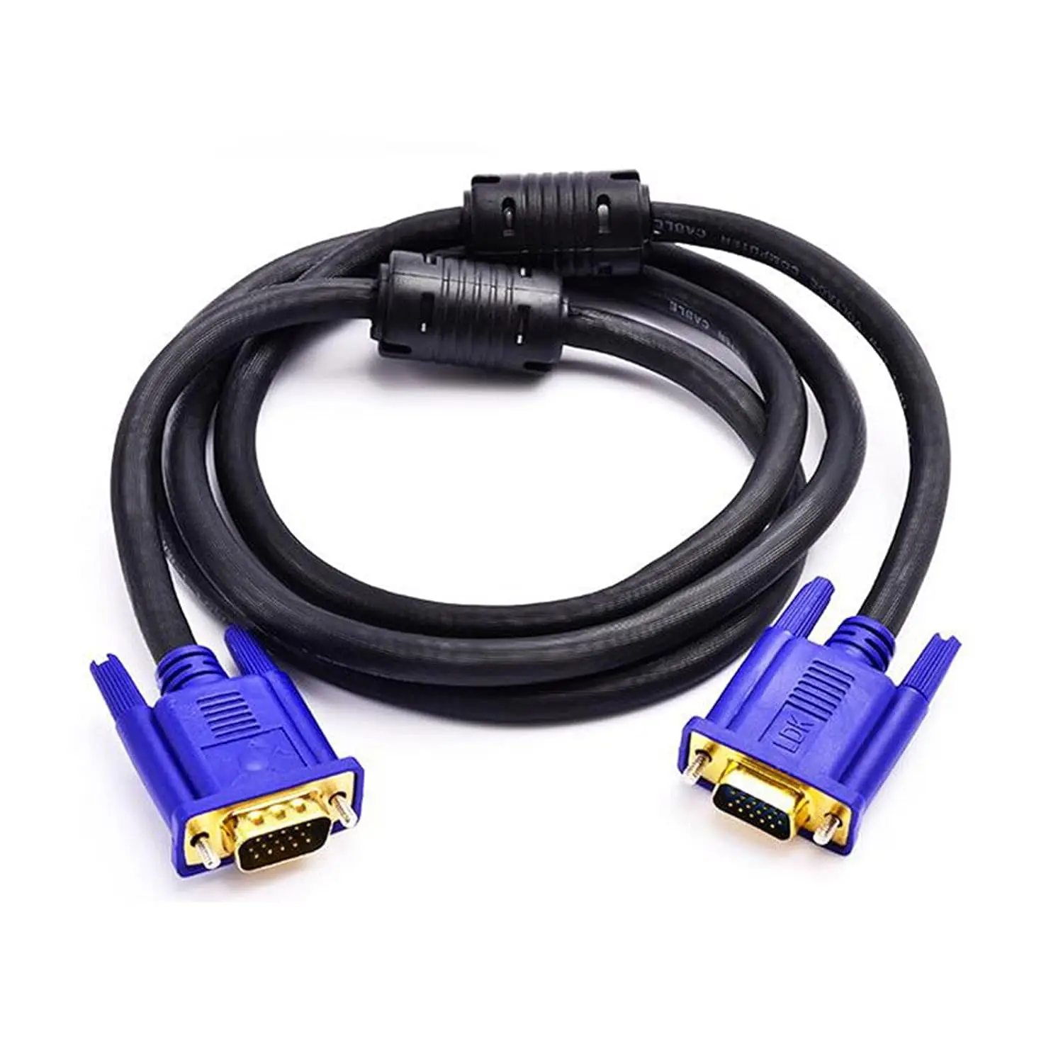 

LBSC 1.5m Extension Converter VGA Male to VGA Male Cable Connector For PC TV Monitor Laptop Projector HDTV Computer Projector