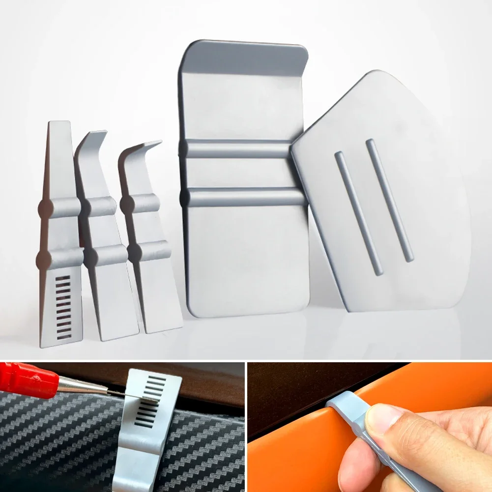 Micro Squeegee Car Vinyl Wrap Tool Kit Different Angled Edge for Car Body Wrapping Window Tint Decal Film Installation Tools