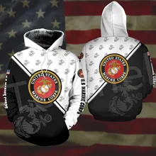 

Tessffel Customize Name US Marine Cops Army Military Camo Tracksuit 3DPrint Men/Women Harajuku Casual Pullover Jacket Hoodies 17