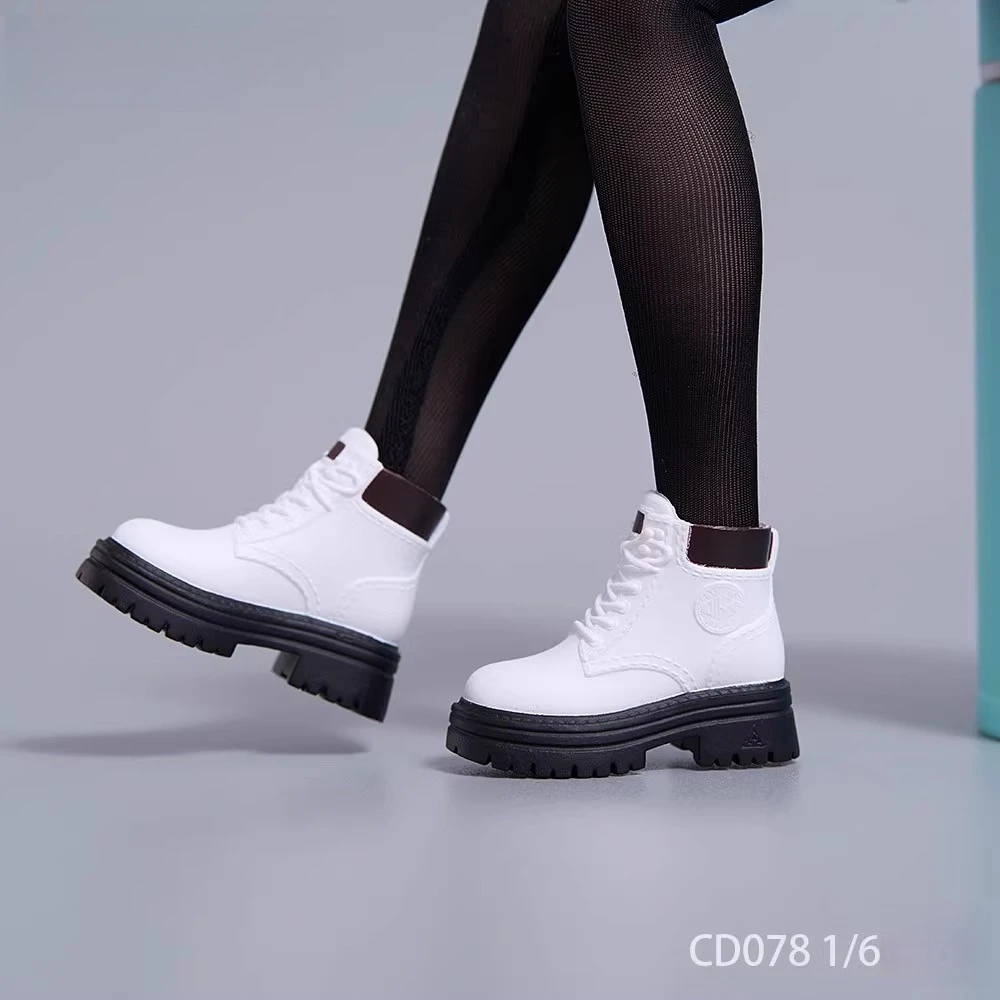 1/6 1/12 Skala Cd078/cd079 Plattform Im Freien Wandern Feste Schuhe Weibliche Puppe Kurze Stiefel Modell für 12/6in Spielzeug Körper – Detail 4