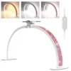 3000-6500K Nail Table Lamp With Diamond Manicure Desk Lamp With Remote LED Half Moon Light For Nails Art Tattoo Salon Eyelash 1