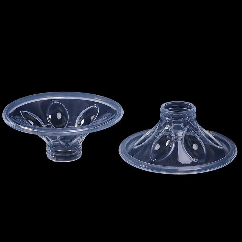 2PCS Silicone Generic Breastfeeding Nursing Breast Strong Pump Baby Feeding Massage Cushion For manual/electric Breast Pumps 4