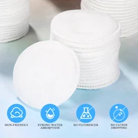 Disposable 100/200Pcs Facial Make Up Cotton Pad Soft Absorbent for Makeup Removal Daily Cleansing Beauty Salon Essential Tool 1