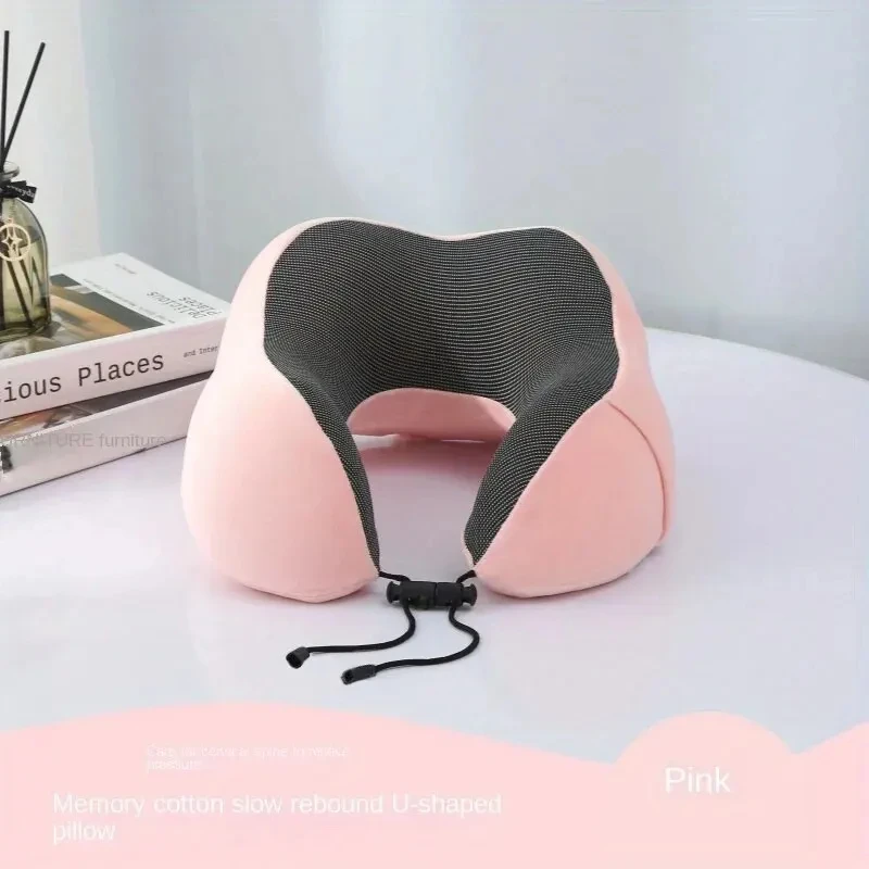 Soft Travel Pillow U Shaped Travel Healthcare Memory Foam Neck Cervical Airplane Pillow Neck Cushion 6