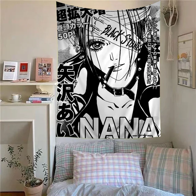Japonais classique Anime NANA lycée DxD Hippie tenture murale tapisseries pour salon maison dortoir décor Art décor à la maison 5