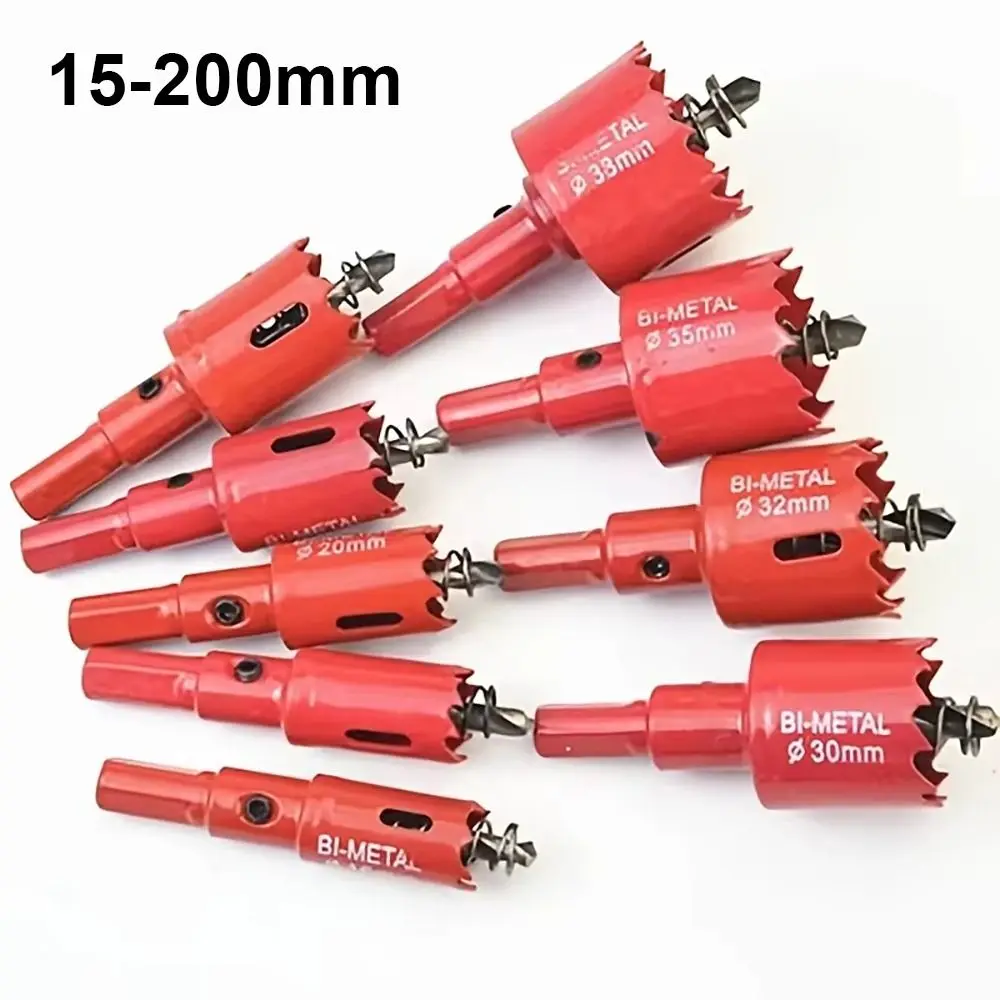 1Pcs New 15-200mm M42 Bi-Metal Hole Saw HSS Steel DIY Bimetallic Hole Opener Wood Tool for Metal Iron Aluminum Plastic