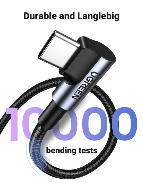 모바일 게임과 일상 생활에 최적화된 Ugreen USB-C 고속 충전 케이블