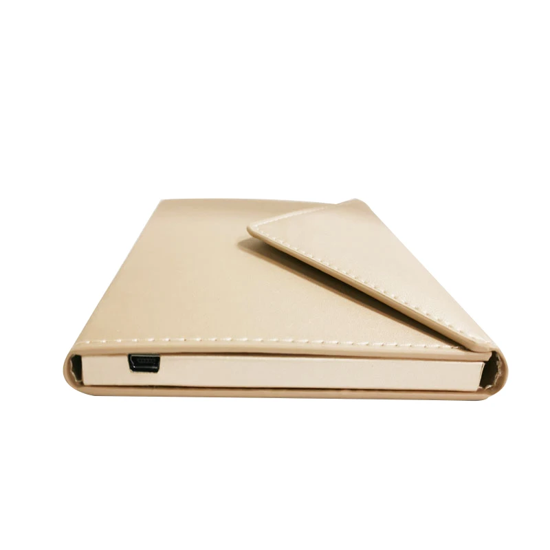 High Quality 4.3 Inch LCD Screen Video Greeting Card PU Leather Material With 128MB Memory