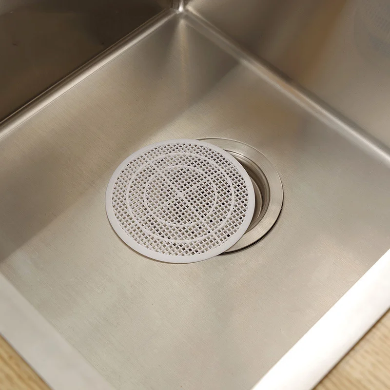 2Pcs Kitchen Sink Filter Bathroom Shower Floor Drain Hair Catcher Stopper Multifunctional Sewer Anti-clogging Strainer Net Cover 6