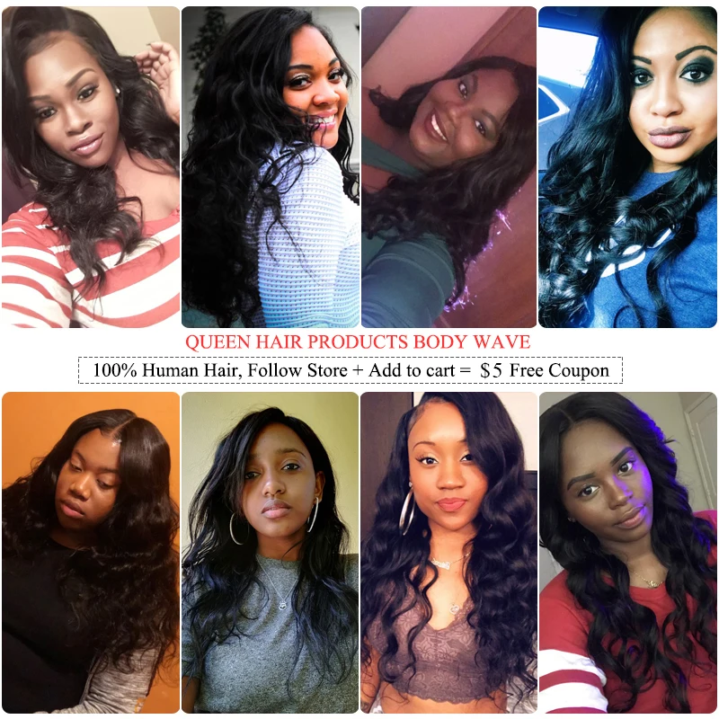 Queen Hair Body Wave Bundles With Real HD Invisible Lace Closure Frontal 4x4 5x5 6x6 13x4 13x6 100% Human Raw Hair Extension