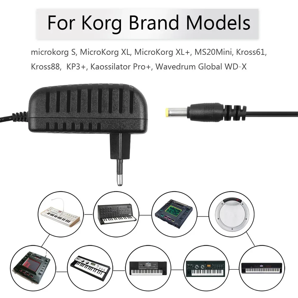 9V AC Power Supply Adapter Mains for Korg Monologue KA350 Volca