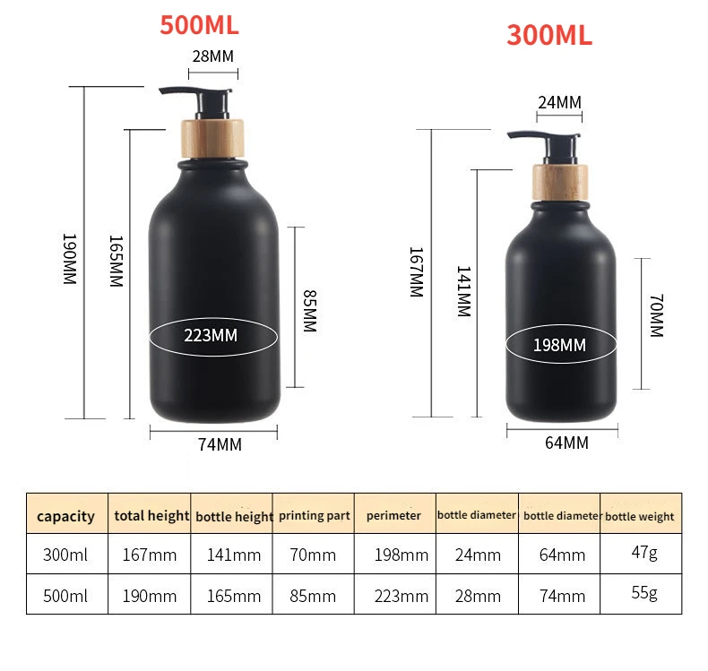 Refillable Soap Dispenser Bottle 300/500ml