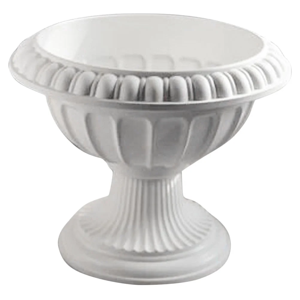 

Garden Plastic Urn Planter Flower Pot Classic Traditional Urn Planter Flower Vintage Wedding Flower Container Decorative Planter