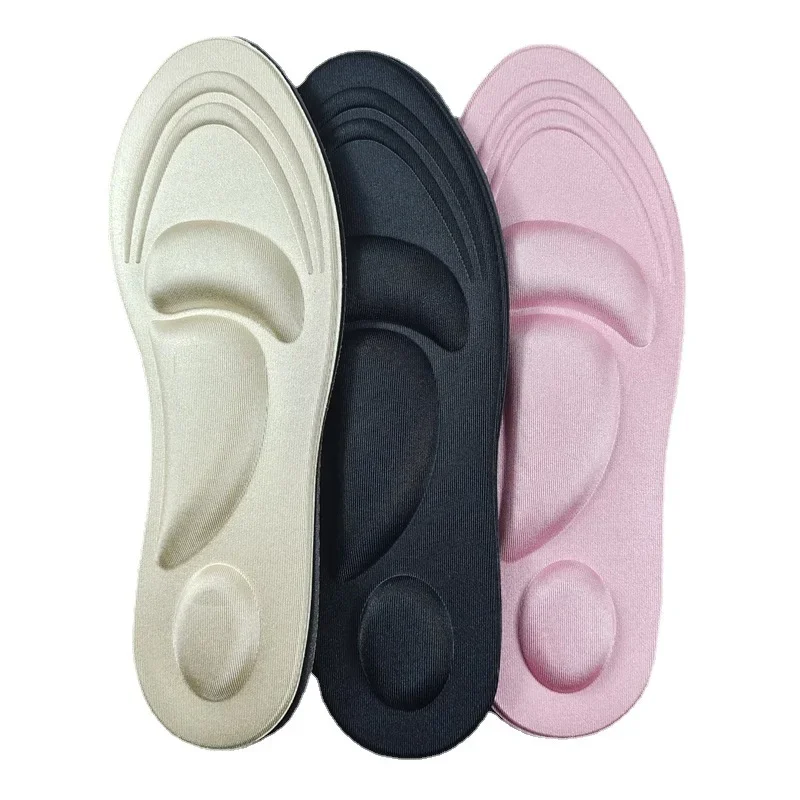 4D Memory Foam Shoes Insole Breathable Pain Relief Massage Fasciitis Cushioning Insoles Feet Arch Support Sports Pads Women Men shoe insoles orthopedic insoles