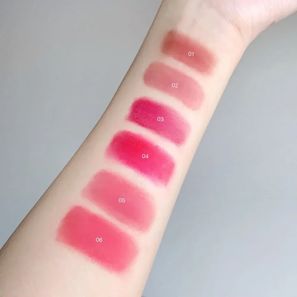 Matte Mud Blush Multipurpose Makeup Waterproof Clay Lipstick Longlasting Non-stick Cup Red Lip Tint Pigment Mousse_voghion.com