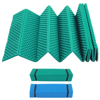 Double Egg Crate Sleeping Pad Foldable Thickened Foam Sleep Mat for Outdoor Camping 186x57CM Sleeping Pad Egg Crate Sleeping Pad 4