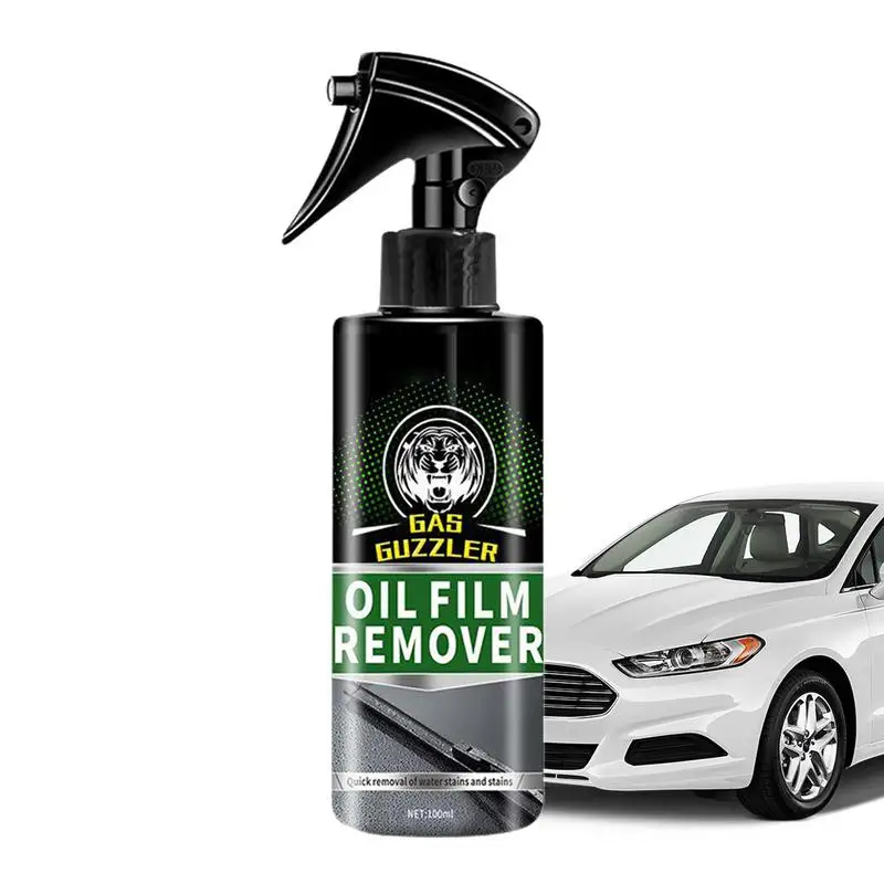 

Oil Film Clean Agent 100ml Car Glass Oil Film Remover Safe Driving Necessities Fast-Acting Glass Cleaner For Windshield Glass