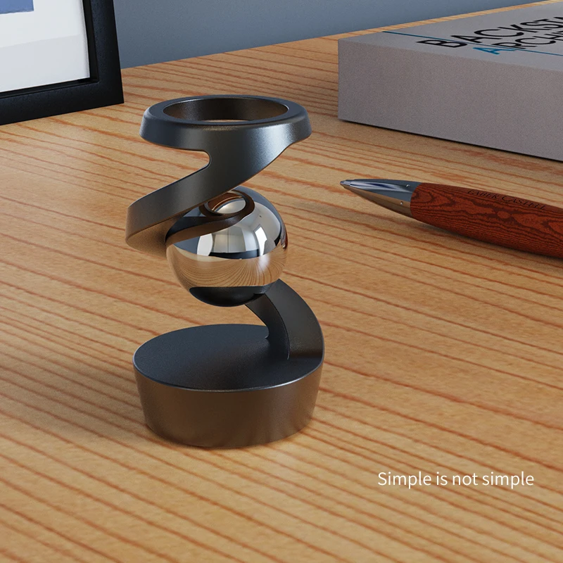 Aluminum alloy Decompression Hypnosis Rotary Gyro Fingertip Kinetic Levitating Spinner Adult Desktop Decompression Toy Gift fidget toy sensory fidget toy finger sensory toy fingertip gyroscope toy