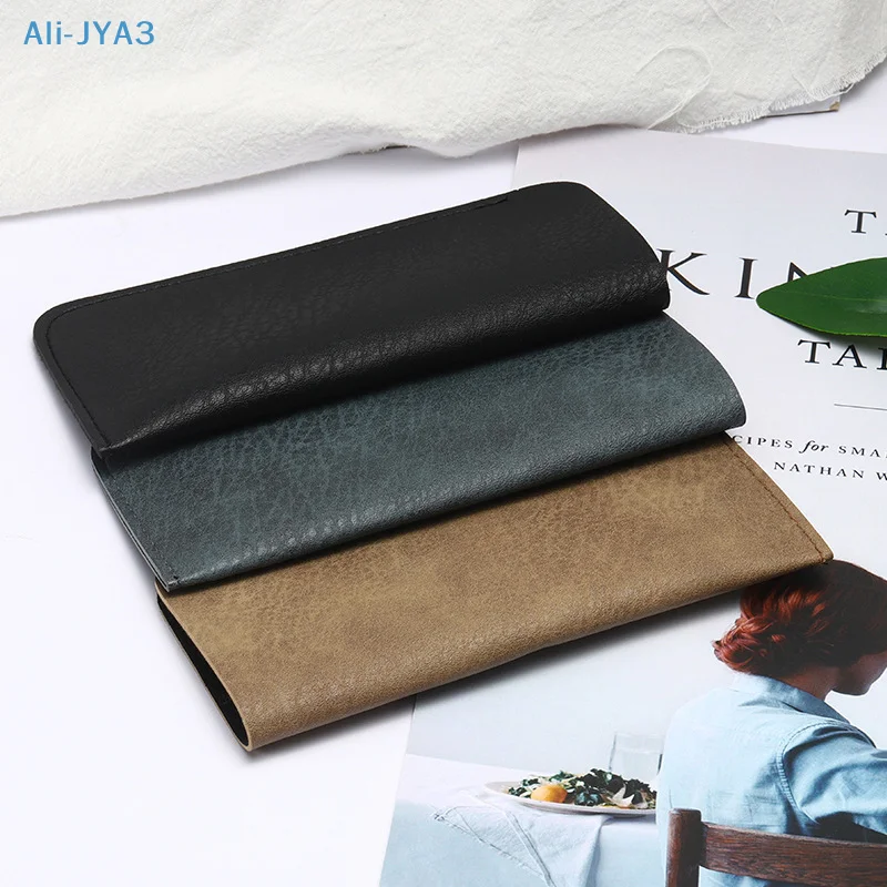 

New PU Leather Glasses Case Portable Foldable Glasses Bag For Reading Eyeglasses Sunglasses For Men Women Dust-proof Gift