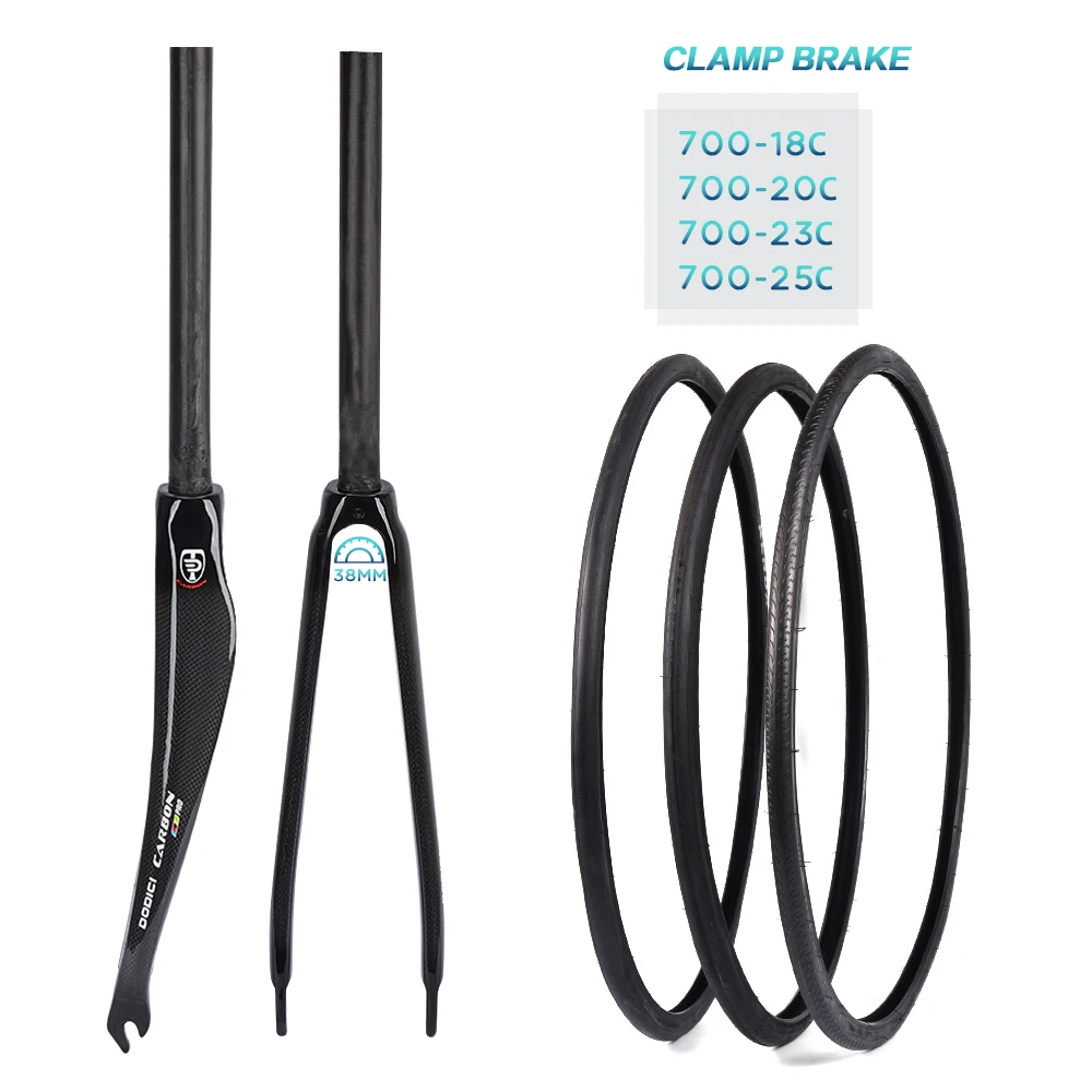 Carbon Fiber Fork Road Bike | Full Carbon Fixed Bike Fork