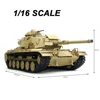 23.6" inch Remote Control Heavy Tank USA M60A1 RC Battle War Military Vehicle Smoke  Device Shooting Sound Effect Collection 6