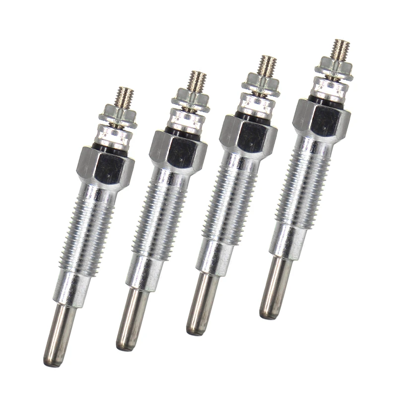 4 Pcs 1540165510 1522165510 Glow Plug For Bobcat 643 743 743b Kubota