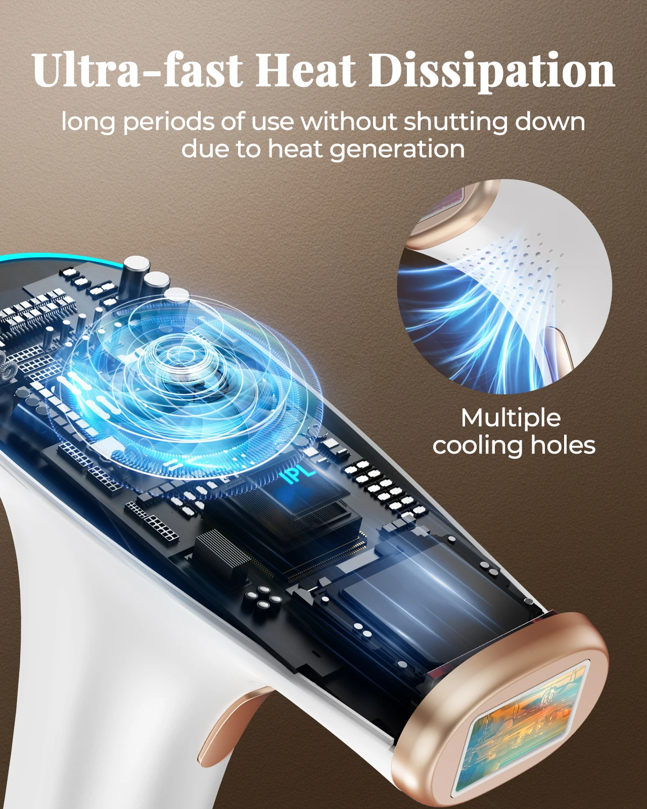 Premium IPL Hair Removal Device | 999,900+ Flashes | 21J Professional Energy - View 5
